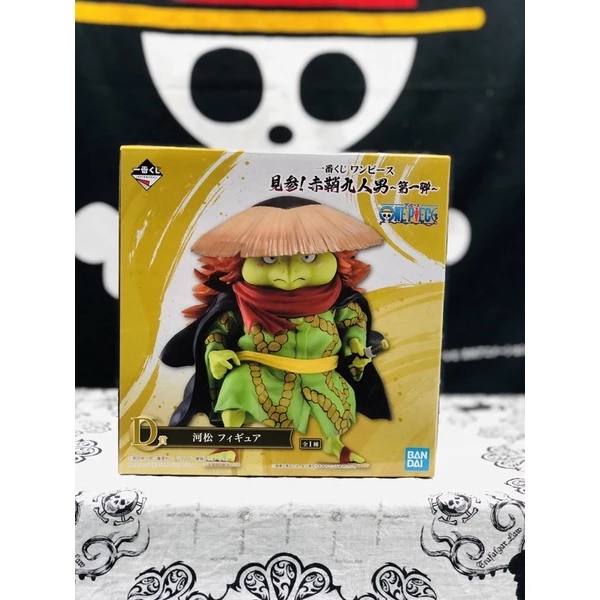 正版 BANDAI 海賊王 河松一番賞 D賞 金證 見參！赤鞘九人男 第一彈 武士 生日 禮物 聖誕節 電影 動畫 公仔