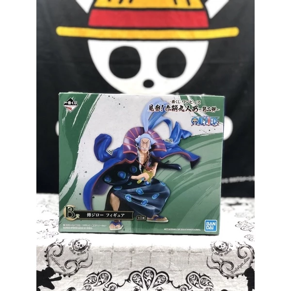 正版 BANDAI 海賊王 傳次郎 一番賞 B賞 金證 見參!赤鞘九人男 第二彈 生日 禮物 聖誕節 電影 動畫 公仔