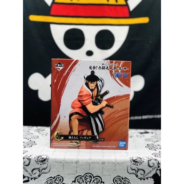 正版 BANDAI 海賊王 錦衛門 一番賞 A賞 金證 見參！赤鞘九人男 第二彈 生日 禮物 聖誕節 電影 動畫 公仔