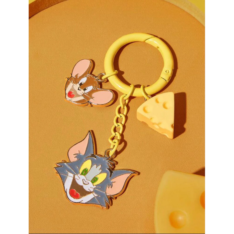 現貨TOM & JERRY 湯姆貓與傑利鼠奶酪🧀鑰匙扣鑰匙圈吊飾吊墜