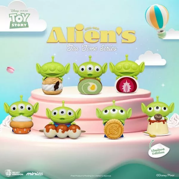 【玩具總動員】三眼怪下午茶系列盒玩公仔 三眼怪 收藏公仔 生日禮物 日落小物 生日禮物